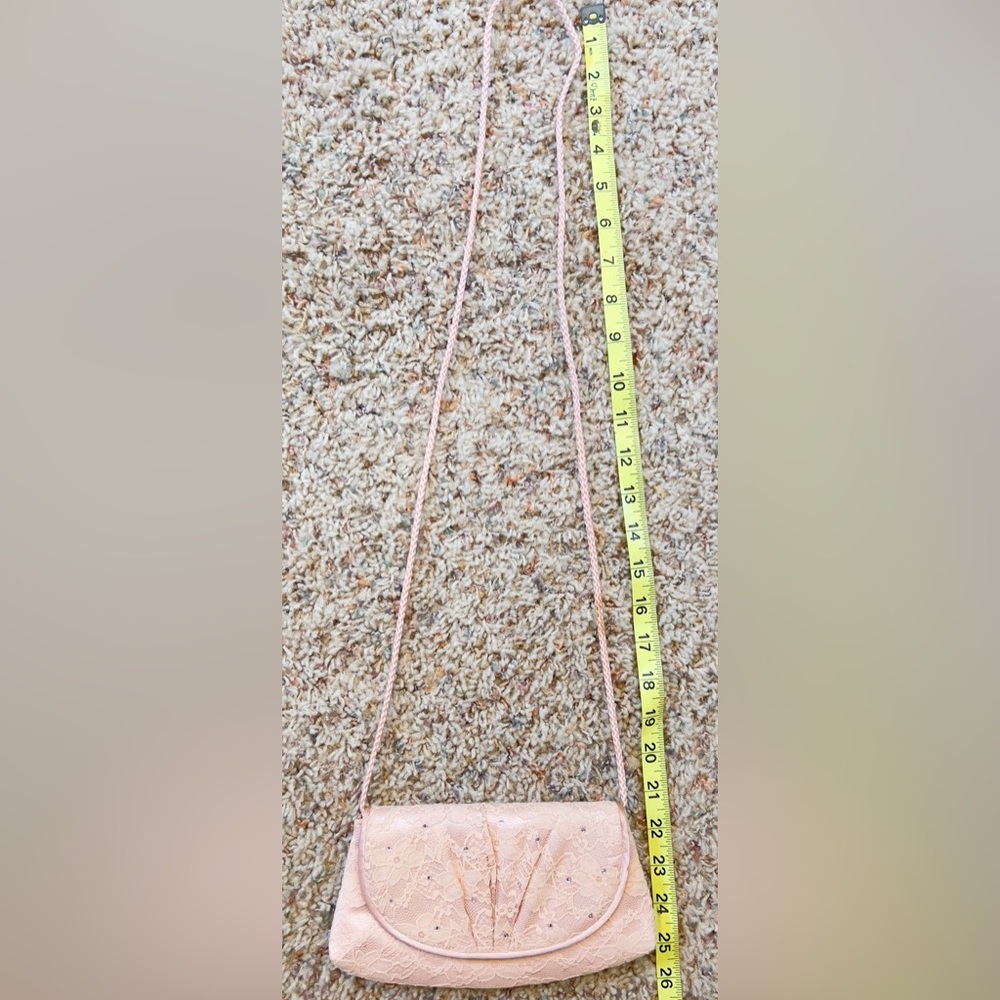 Elegant Vintage Lace Clutch with Rhinestones - Picture 9 of 9